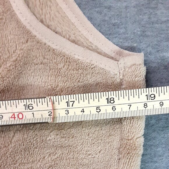 Effeci Crea Zioni Woman's Vest Size MEDIUM, Zip Closure, Pockets, brown - Picture 7 of 7